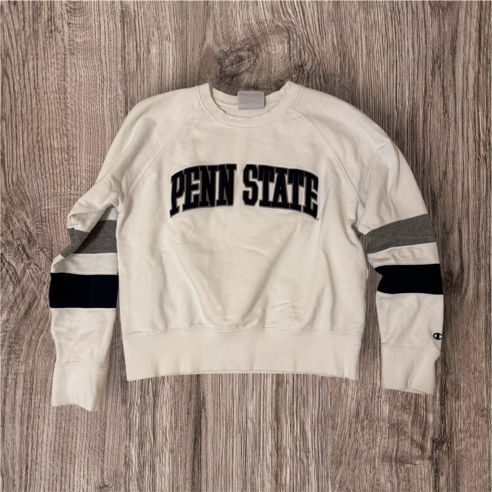 Vintage Penn State Champion White Crewneck Sweatshirt medium